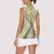 Aloha Vintage Palaka Floral Hawaiian Quilt Women Sleeveless Polo Shirt Omaomao Motif - Polynesian Pride