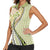 Aloha Vintage Palaka Floral Hawaiian Quilt Women Sleeveless Polo Shirt Omaomao Motif - Polynesian Pride