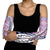 Aloha Vintage Palaka Floral Hawaiian Quilt Arm Sleeves Akala Motif - Polynesian Pride