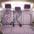 Aloha Vintage Palaka Floral Hawaiian Quilt Back Car Seat Cover Akala Motif - Polynesian Pride