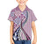 Aloha Vintage Palaka Floral Hawaiian Quilt Family Matching Puletasi and Hawaiian Shirt Akala Motif - Polynesian Pride