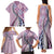 Aloha Vintage Palaka Floral Hawaiian Quilt Family Matching Tank Maxi Dress and Hawaiian Shirt Akala Motif - Polynesian Pride