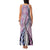 Aloha Vintage Palaka Floral Hawaiian Quilt Family Matching Tank Maxi Dress and Hawaiian Shirt Akala Motif - Polynesian Pride
