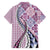 Aloha Vintage Palaka Floral Hawaiian Quilt Hawaiian Shirt Akala Motif - Polynesian Pride