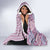 Aloha Vintage Palaka Floral Hawaiian Quilt Hooded Blanket Akala Motif - Polynesian Pride