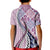 Aloha Vintage Palaka Floral Hawaiian Quilt Kid Polo Shirt Akala Motif - Polynesian Pride