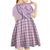 Aloha Vintage Palaka Floral Hawaiian Quilt Kid Short Sleeve Dress Akala Motif - Polynesian Pride