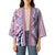 Aloha Vintage Palaka Floral Hawaiian Quilt Kimono Akala Motif - Polynesian Pride