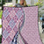 Aloha Vintage Palaka Floral Hawaiian Quilt Quilt Akala Motif - Polynesian Pride