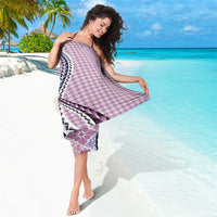 Aloha Vintage Palaka Floral Hawaiian Quilt Sarong Akala Motif - Polynesian Pride