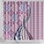 Aloha Vintage Palaka Floral Hawaiian Quilt Shower Curtain Akala Motif - Polynesian Pride