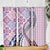 Aloha Vintage Palaka Floral Hawaiian Quilt Skinny Tumbler Akala Motif - Polynesian Pride