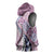 Aloha Vintage Palaka Floral Hawaiian Quilt Sleeveless Hoodie Akala Motif - Polynesian Pride