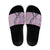 Aloha Vintage Palaka Floral Hawaiian Quilt Slide Sandals Akala Motif - Polynesian Pride