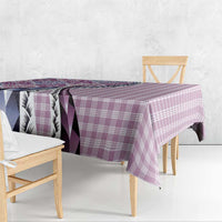 Aloha Vintage Palaka Floral Hawaiian Quilt Tablecloth Akala Motif - Polynesian Pride