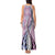Aloha Vintage Palaka Floral Hawaiian Quilt Tank Maxi Dress Akala Motif - Polynesian Pride