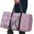 Aloha Vintage Palaka Floral Hawaiian Quilt Travel Bag Akala Motif - Polynesian Pride