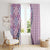 Aloha Vintage Palaka Floral Hawaiian Quilt Window Curtain Akala Motif - Polynesian Pride