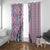 Aloha Vintage Palaka Floral Hawaiian Quilt Window Curtain Akala Motif - Polynesian Pride
