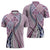 Aloha Vintage Palaka Floral Hawaiian Quilt Zipper Polo Shirt Akala Motif - Polynesian Pride