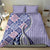 Aloha Vintage Palaka Floral Hawaiian Quilt Bedding Set Poni Motif - Polynesian Pride