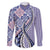 Aloha Vintage Palaka Floral Hawaiian Quilt Family Matching Long Sleeve Bodycon Dress and Hawaiian Shirt Poni Motif - Polynesian Pride