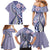 Aloha Vintage Palaka Floral Hawaiian Quilt Family Matching Mermaid Dress and Hawaiian Shirt Poni Motif - Polynesian Pride