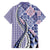 Aloha Vintage Palaka Floral Hawaiian Quilt Family Matching Off Shoulder Short Dress and Hawaiian Shirt Poni Motif - Polynesian Pride