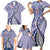 Aloha Vintage Palaka Floral Hawaiian Quilt Family Matching Short Sleeve Bodycon Dress and Hawaiian Shirt Poni Motif - Polynesian Pride