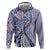 Aloha Vintage Palaka Floral Hawaiian Quilt Hoodie Poni Motif - Polynesian Pride