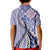 Aloha Vintage Palaka Floral Hawaiian Quilt Kid Polo Shirt Poni Motif - Polynesian Pride
