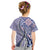 Aloha Vintage Palaka Floral Hawaiian Quilt Kid T Shirt Poni Motif - Polynesian Pride