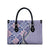 Aloha Vintage Palaka Floral Hawaiian Quilt Leather Bag Poni Motif - Polynesian Pride