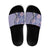 Aloha Vintage Palaka Floral Hawaiian Quilt Slide Sandals Poni Motif - Polynesian Pride