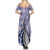 Aloha Vintage Palaka Floral Hawaiian Quilt Summer Maxi Dress Poni Motif - Polynesian Pride
