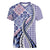 Aloha Vintage Palaka Floral Hawaiian Quilt Women V-Neck T-Shirt Poni Motif - Polynesian Pride