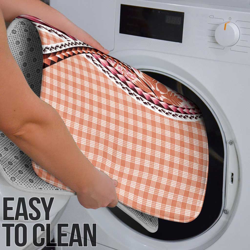 Aloha Vintage Palaka Floral Hawaiian Quilt Bathroom Set Ulaula Motif - Polynesian Pride