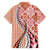 Aloha Vintage Palaka Floral Hawaiian Quilt Family Matching Long Sleeve Bodycon Dress and Hawaiian Shirt Ulaula Motif - Polynesian Pride
