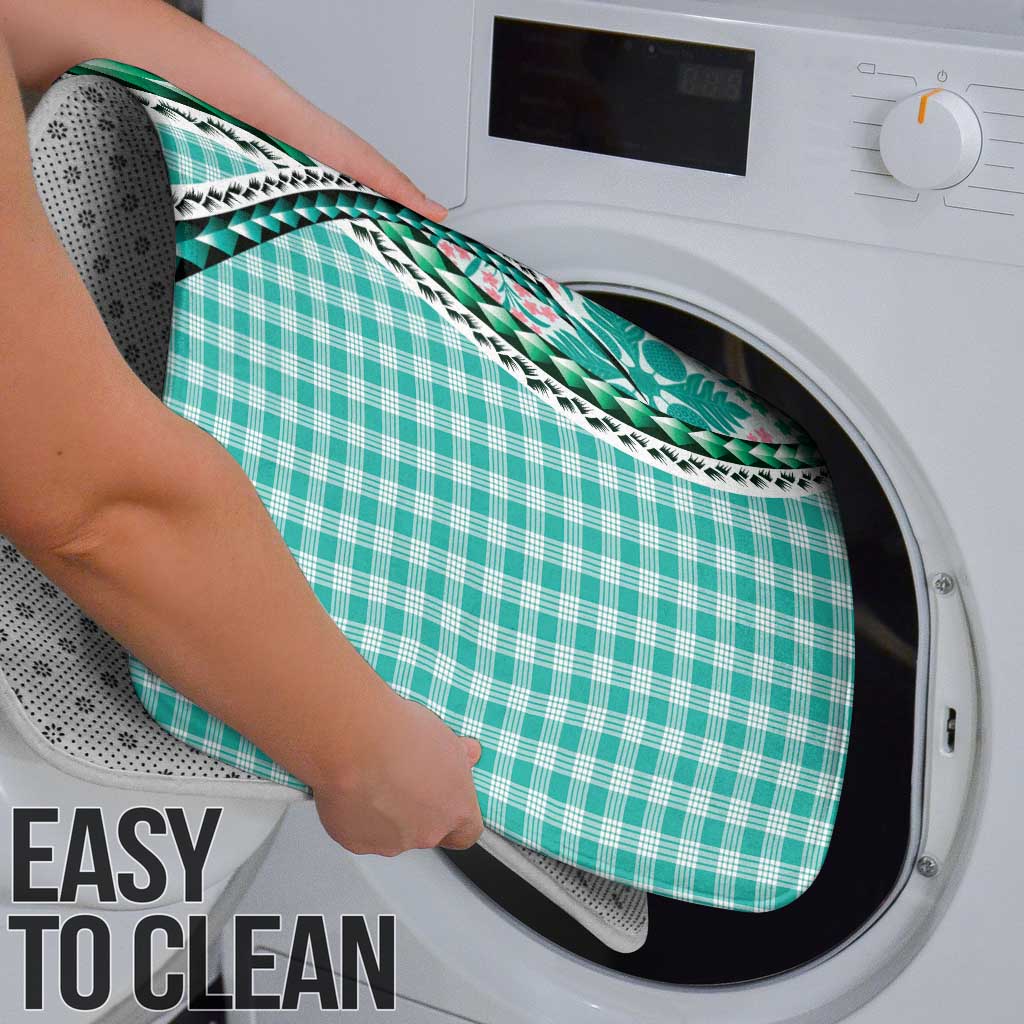 Aloha Vintage Palaka Floral Hawaiian Quilt Bathroom Set Polu Motif - Polynesian Pride