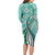 Aloha Vintage Palaka Floral Hawaiian Quilt Family Matching Long Sleeve Bodycon Dress and Hawaiian Shirt Polu Motif - Polynesian Pride
