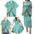 Aloha Vintage Palaka Floral Hawaiian Quilt Family Matching Puletasi and Hawaiian Shirt Polu Motif - Polynesian Pride