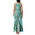 Aloha Vintage Palaka Floral Hawaiian Quilt Family Matching Tank Maxi Dress and Hawaiian Shirt Polu Motif - Polynesian Pride