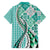 Aloha Vintage Palaka Floral Hawaiian Quilt Hawaiian Shirt Polu Motif - Polynesian Pride