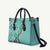 Aloha Vintage Palaka Floral Hawaiian Quilt Leather Bag Polu Motif - Polynesian Pride