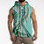 Aloha Vintage Palaka Floral Hawaiian Quilt Sleeveless Hoodie Polu Motif - Polynesian Pride