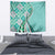 Aloha Vintage Palaka Floral Hawaiian Quilt Tapestry Polu Motif - Polynesian Pride