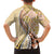 Aloha Vintage Palaka Floral Hawaiian Quilt Family Matching Long Sleeve Bodycon Dress and Hawaiian Shirt Melemele Motif - Polynesian Pride