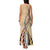 Aloha Vintage Palaka Floral Hawaiian Quilt Family Matching Tank Maxi Dress and Hawaiian Shirt Melemele Motif - Polynesian Pride