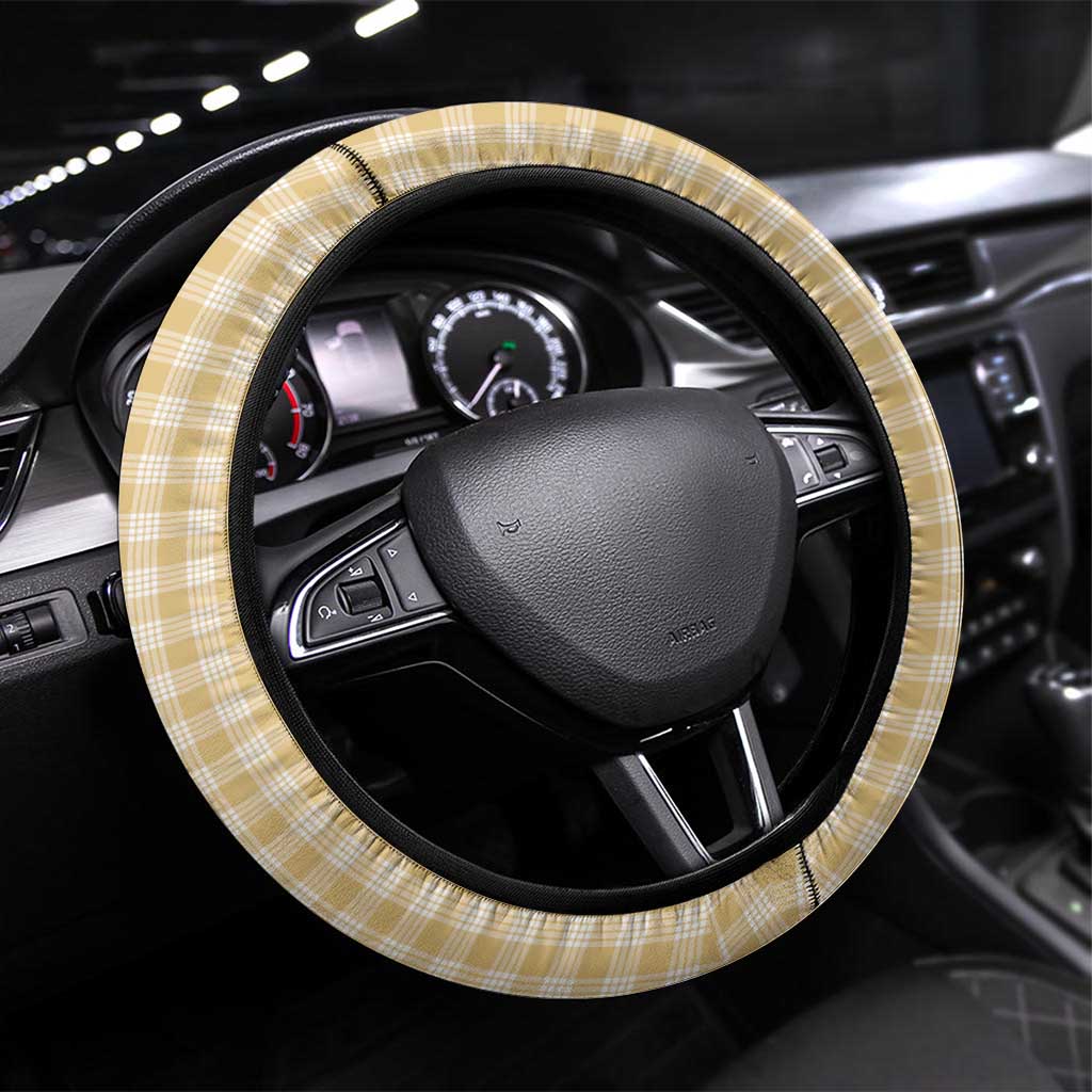Aloha Vintage Palaka Floral Hawaiian Quilt Steering Wheel Cover Melemele Motif - Polynesian Pride