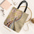 Aloha Vintage Palaka Floral Hawaiian Quilt Tote Bag Melemele Motif - Polynesian Pride
